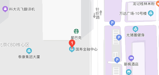 大厦简略地图